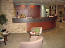 reception desk photo