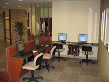 internet computers and game room for children photo